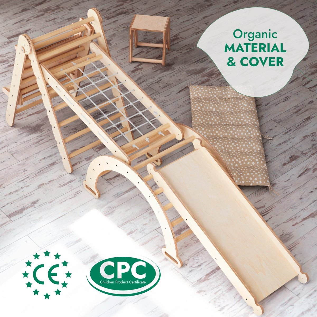 6in1 Montessori Climbing Set: Art Addition