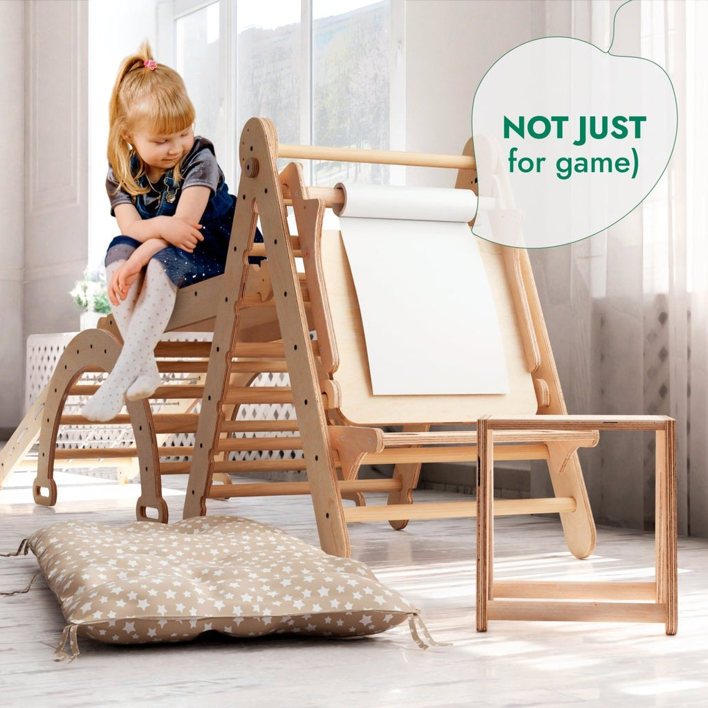 6in1 Montessori Climbing Set: Art Addition