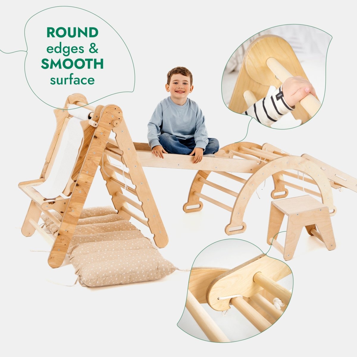 6in1 Montessori Climbing Set: Art Addition