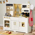 Tiny Land® Iconic Wooden Play Kitchen – Cooking Set for Kids