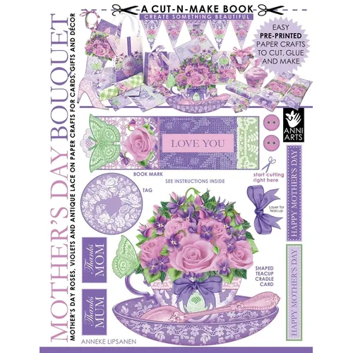 Mother's Day Bouquet Cut-n-Make Book