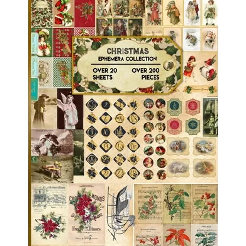 Christmas Ephemera Collection: scrapbook paper