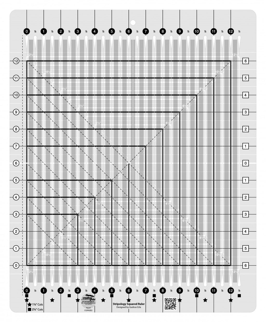 Stripology© Squared Ruler CGRGE2