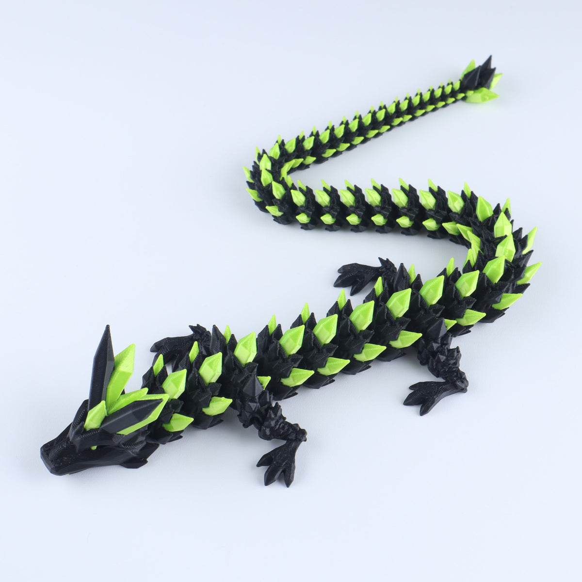 3D Printed Crystal Dragon Fidget Toy