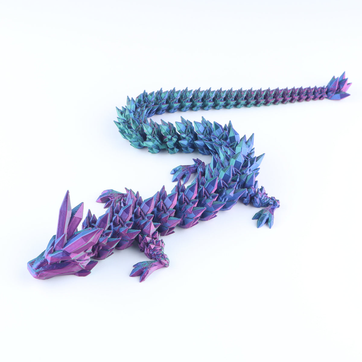3D Printed Crystal Dragon Fidget Toy