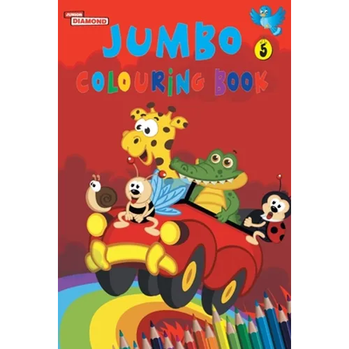 Jumbo Colouring Book Kids Gift for Drawing, Coloring and Painting - Paperback