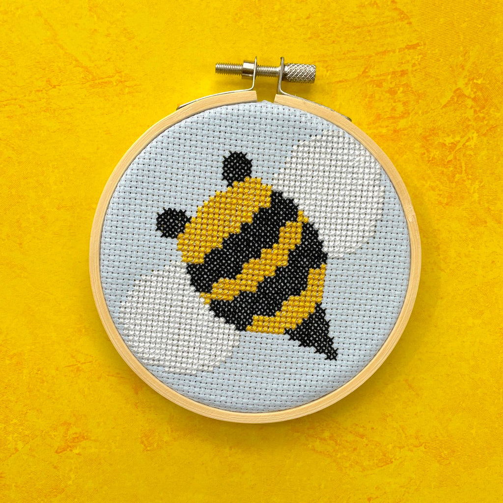 Busy Bee Counted Cross Stitch DIY KIT