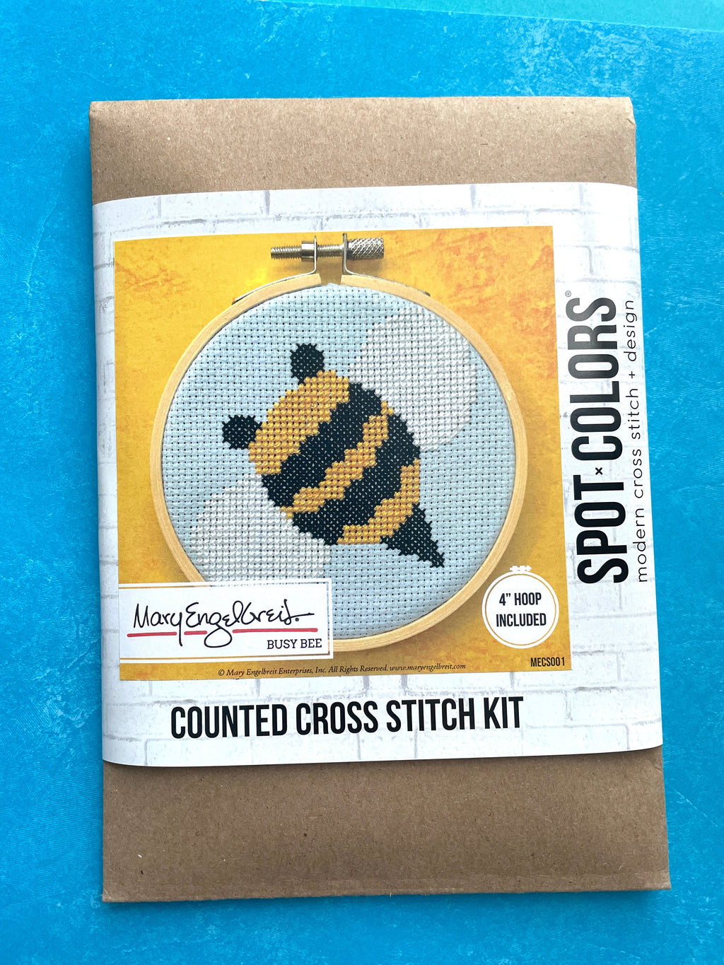 Busy Bee Counted Cross Stitch DIY KIT