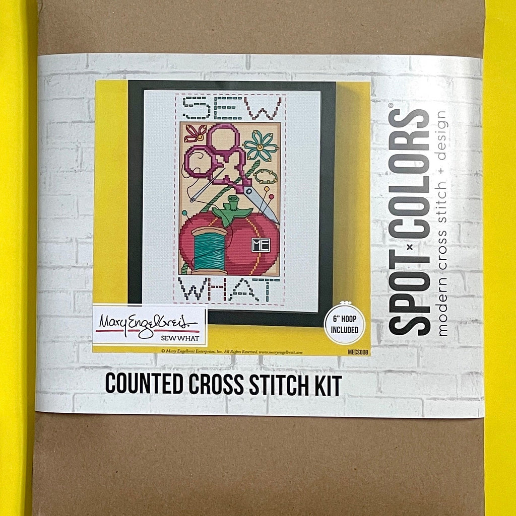 Sew What by Mary Engelbreit Counted Cross Stitch KIT
