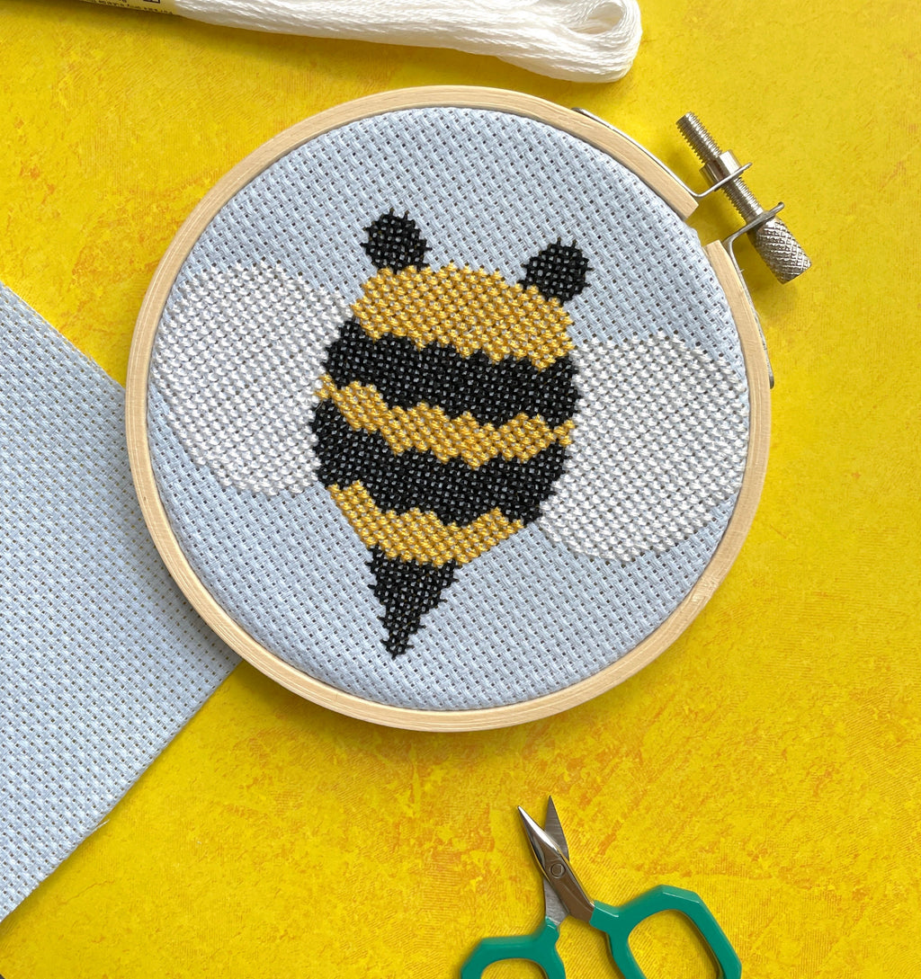 Busy Bee Counted Cross Stitch DIY KIT