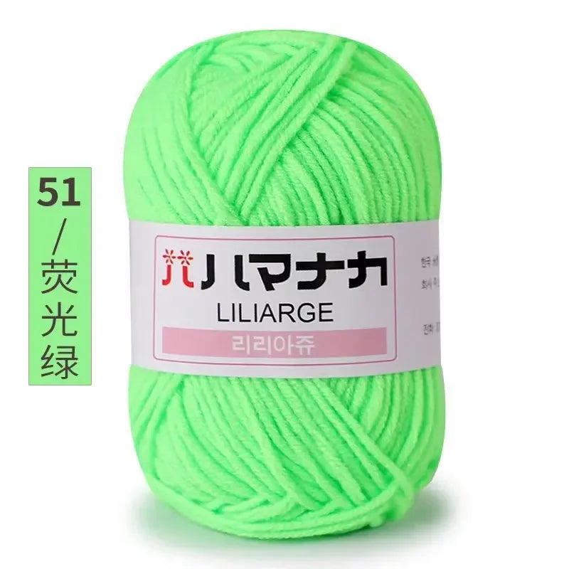 Milk Sweet Soft Cotton Baby Knitting Wool Yarn
