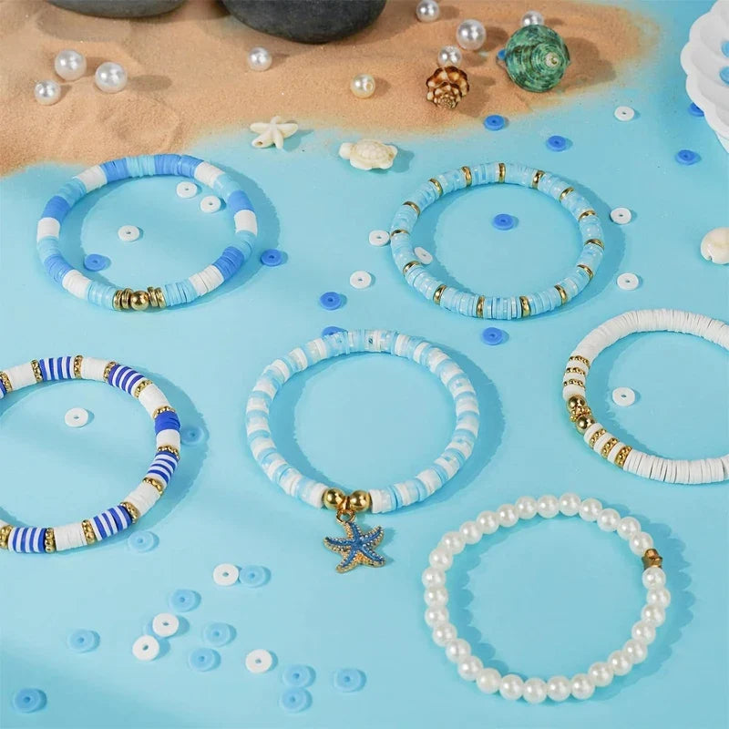 Ocean Summer Friendship Bracelet Making Kit – DIY bracelets, Necklaces & Earrings