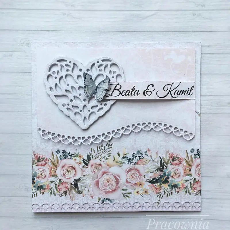 Lace Edge Border Metal Cutting Dies Paper Craft Stencil Set