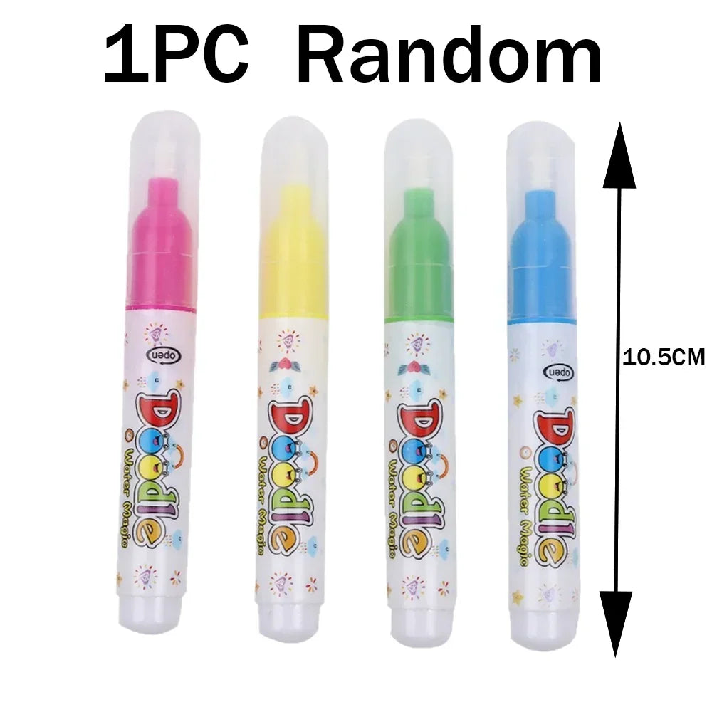 Kids Graffiti Picture Book With Refillable Water Pen | Magic Water Drawing Toy