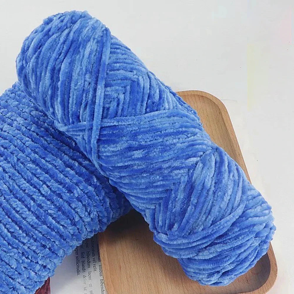95g Chenille Soft Velvet Yarn Blended Knitting Wool Crochet