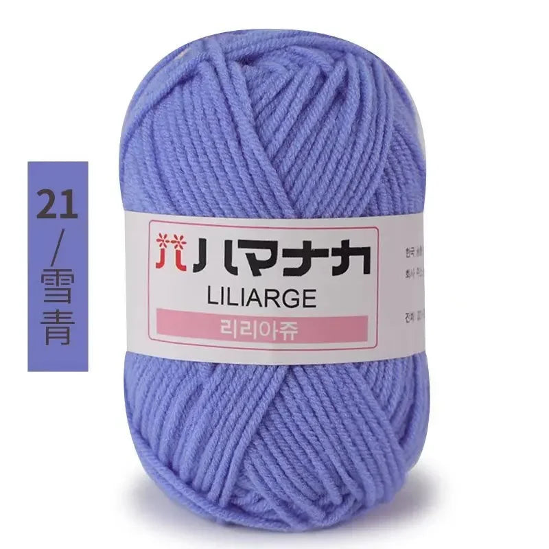 Milk Sweet Soft Cotton Baby Knitting Wool Yarn