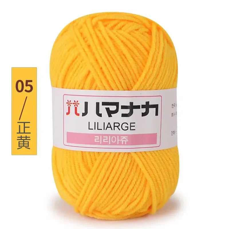 Milk Sweet Soft Cotton Baby Knitting Wool Yarn
