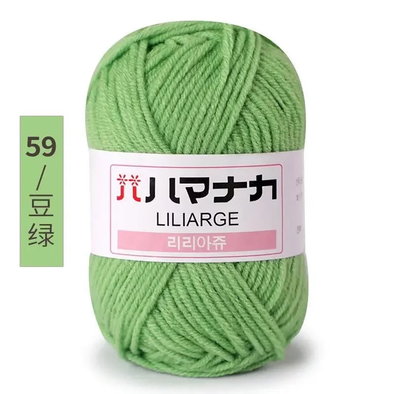 Milk Sweet Soft Cotton Baby Knitting Wool Yarn