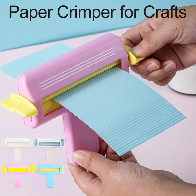 Texture Roller Paper Crimper for Crafts – Corrugator Tool for DIY Scrapbooking, Card Making, Handmade Paper Arts, and Quilling
