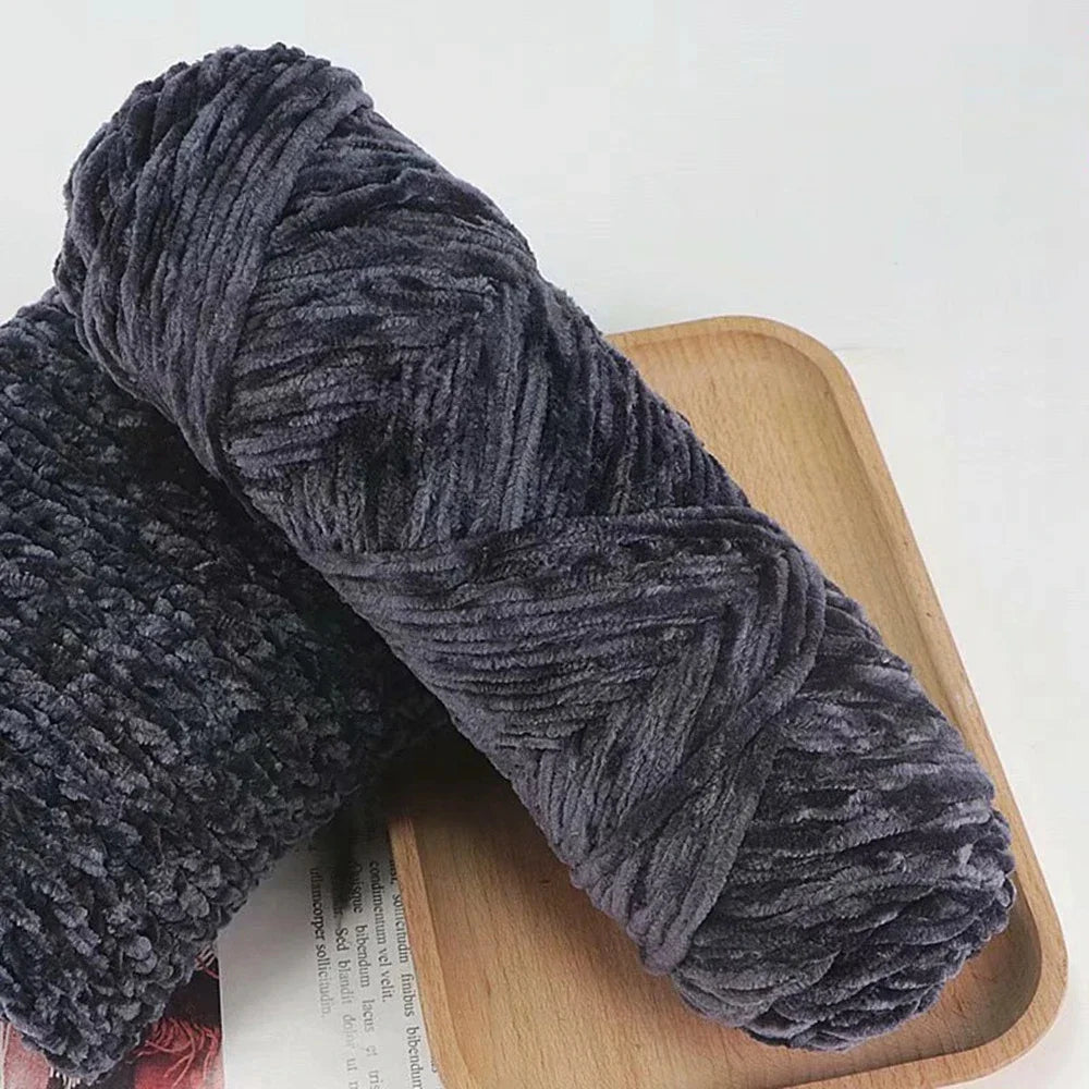 95g Chenille Soft Velvet Yarn Blended Knitting Wool Crochet