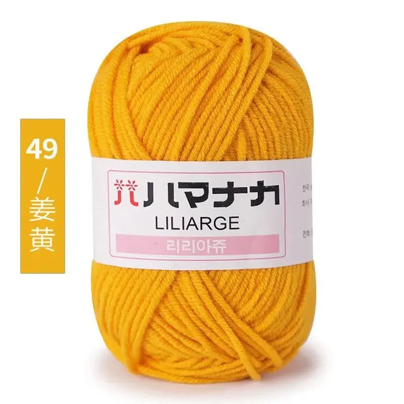 Milk Sweet Soft Cotton Baby Knitting Wool Yarn