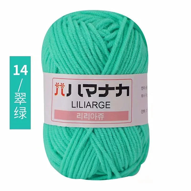 Milk Sweet Soft Cotton Baby Knitting Wool Yarn