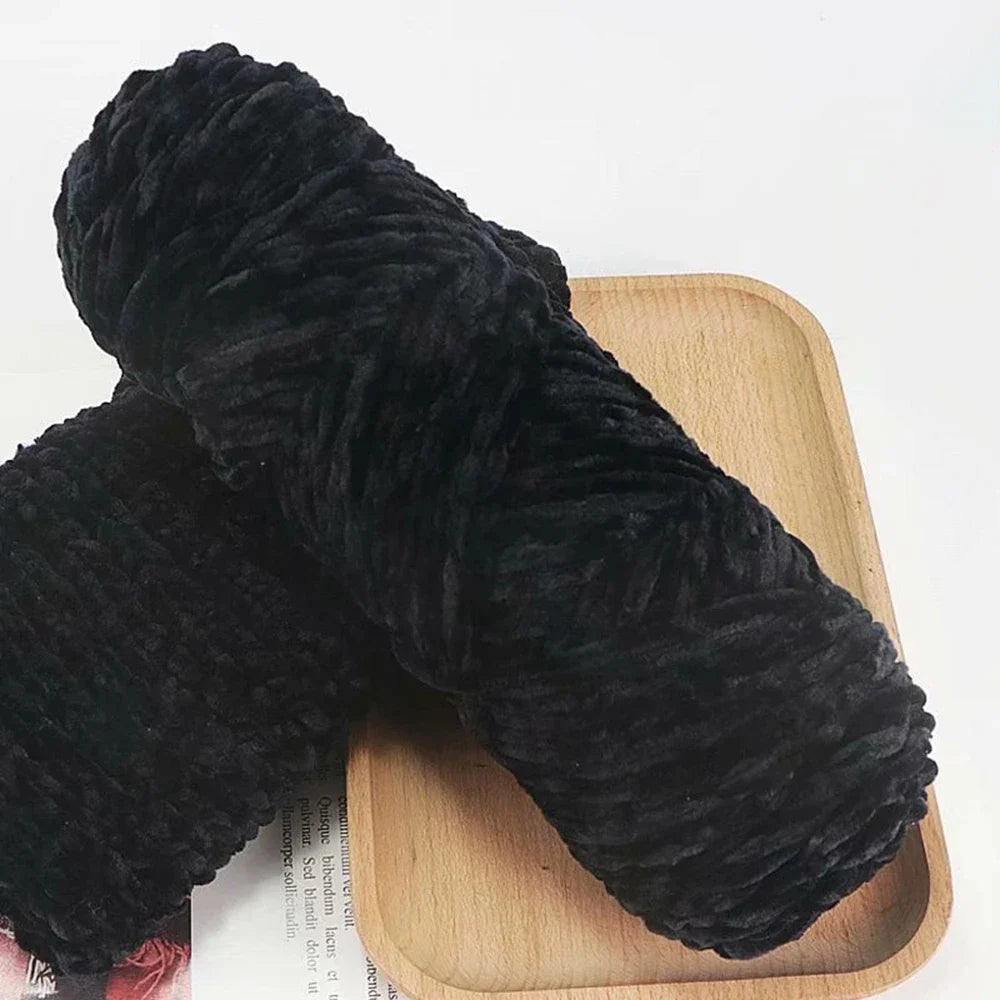 95g Chenille Soft Velvet Yarn Blended Knitting Wool Crochet