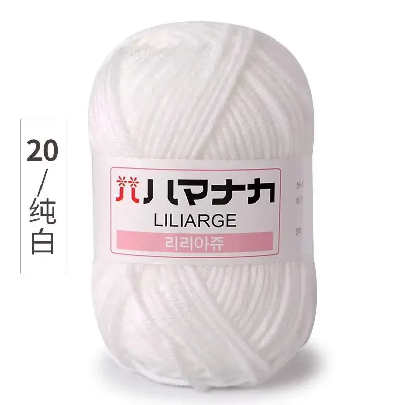 Milk Sweet Soft Cotton Baby Knitting Wool Yarn