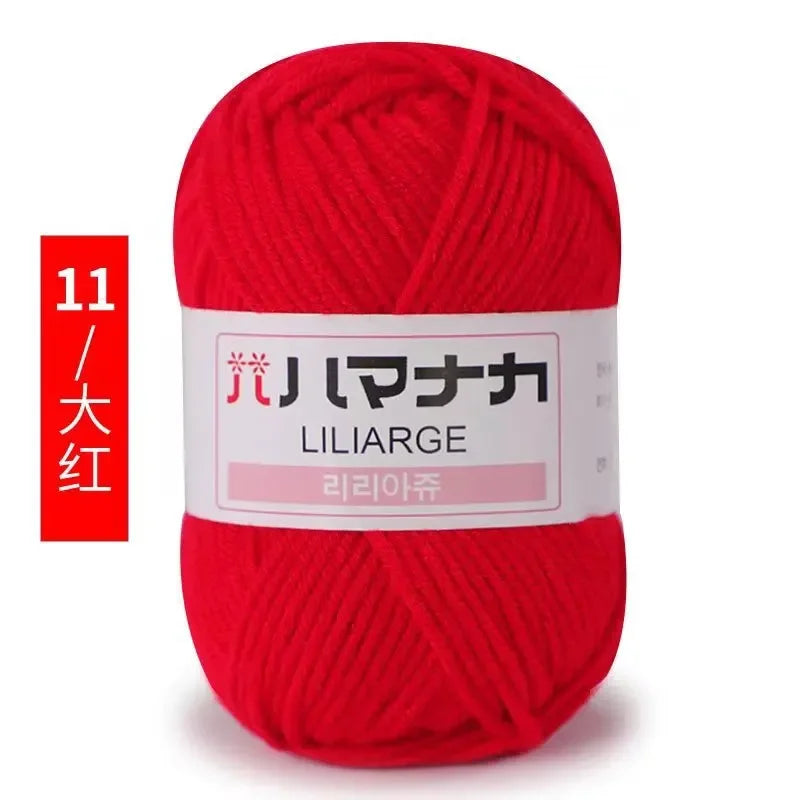 Milk Sweet Soft Cotton Baby Knitting Wool Yarn