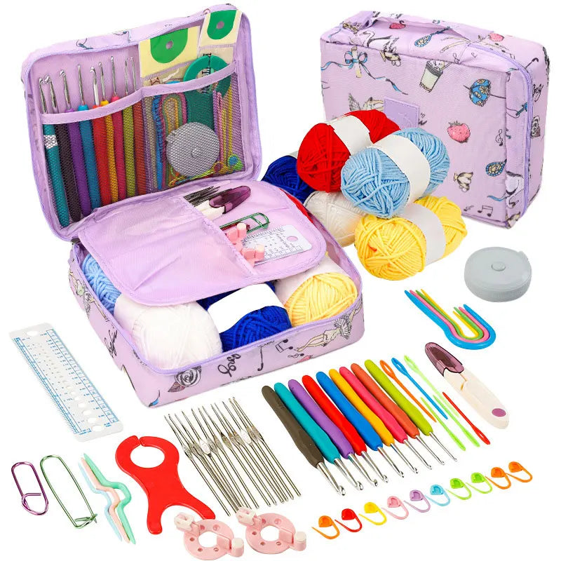 Crochet Kit Beginners Crochet Hook Set with Crochet Yarn