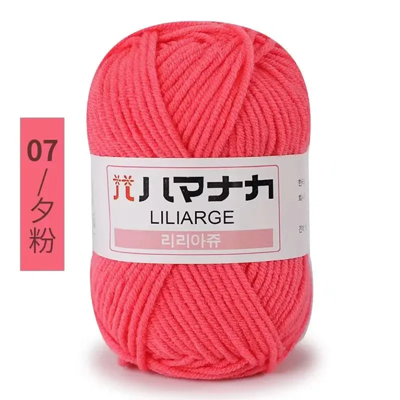 Milk Sweet Soft Cotton Baby Knitting Wool Yarn