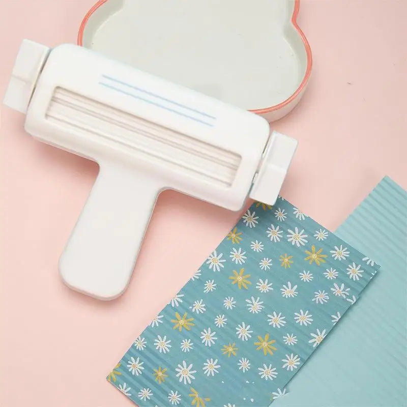 Texture Roller Paper Crimper for Crafts – Corrugator Tool for DIY Scrapbooking, Card Making, Handmade Paper Arts, and Quilling