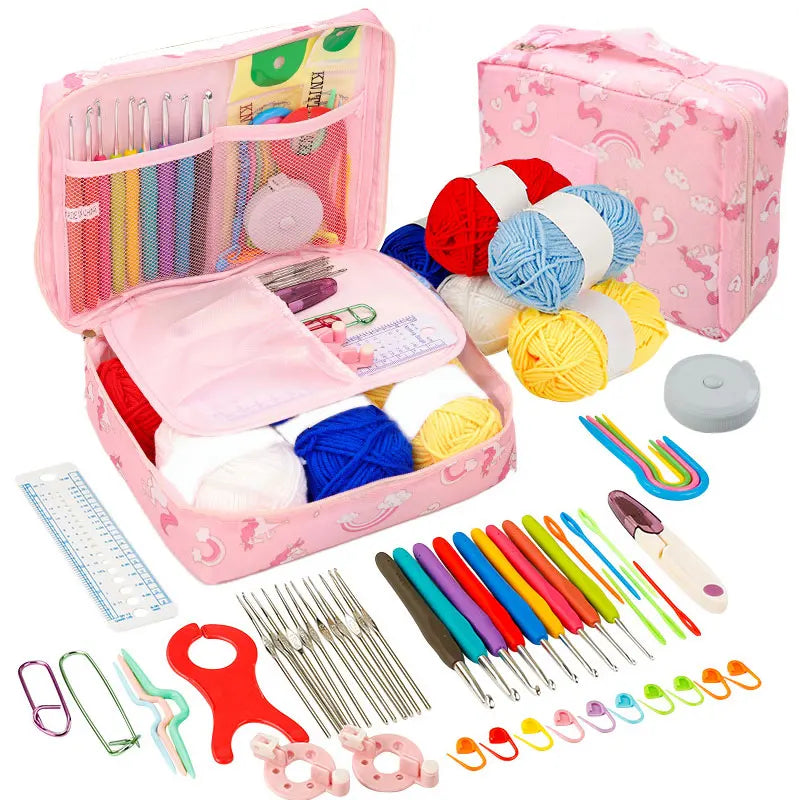 Crochet Kit Beginners Crochet Hook Set with Crochet Yarn