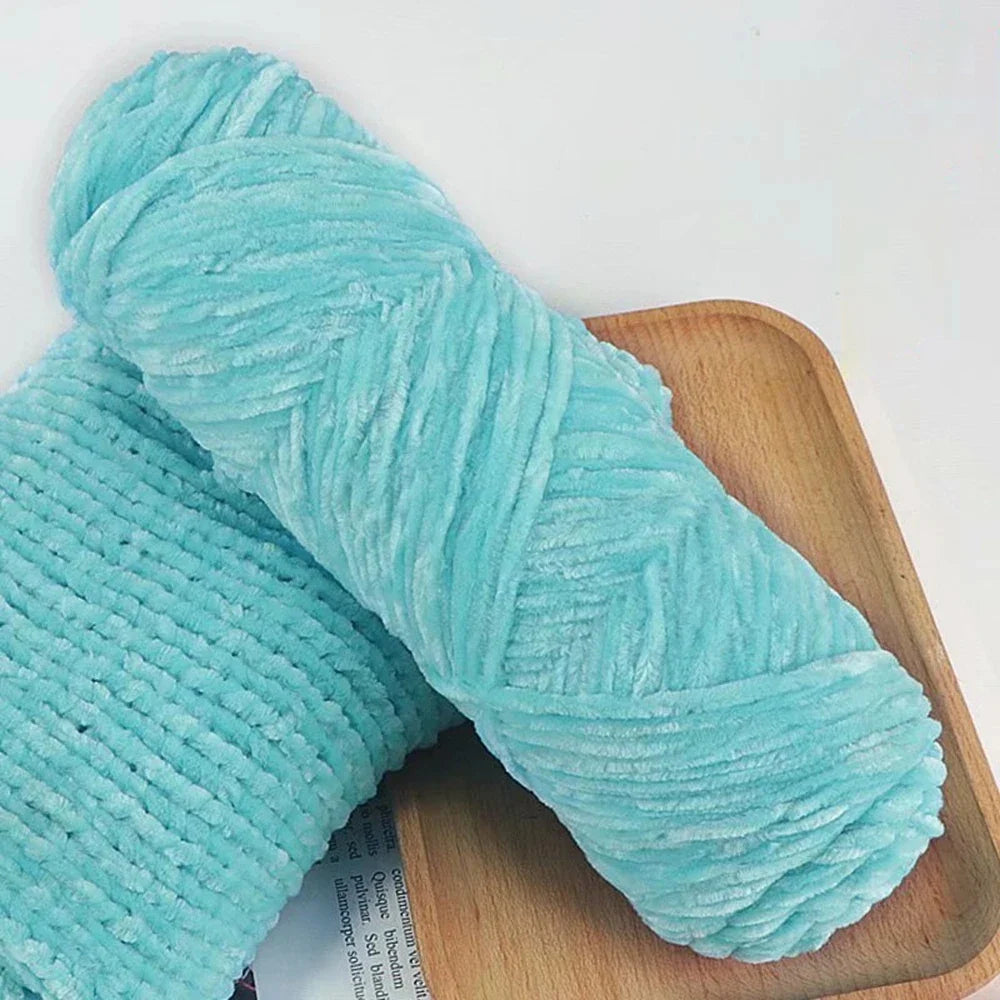 95g Chenille Soft Velvet Yarn Blended Knitting Wool Crochet