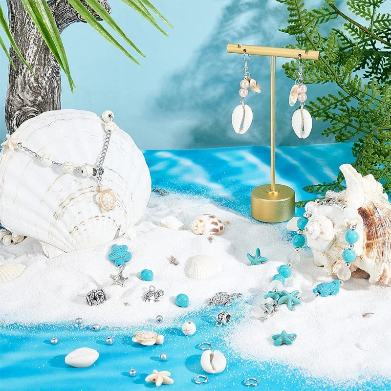 Ocean Summer Friendship Bracelet Making Kit – DIY bracelets, Necklaces & Earrings
