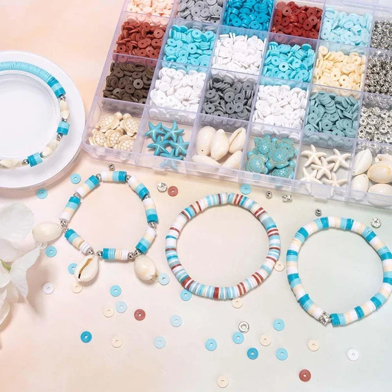 Ocean Summer Friendship Bracelet Making Kit – DIY bracelets, Necklaces & Earrings