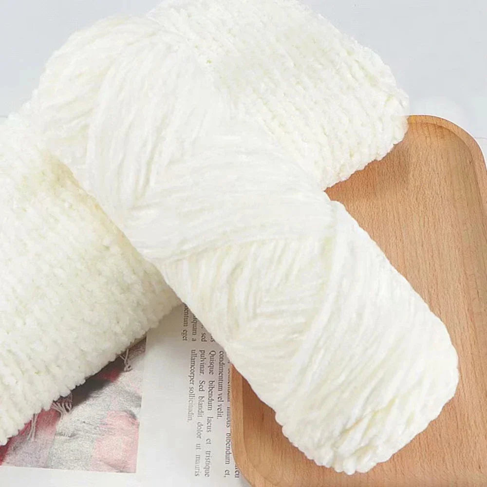 95g Chenille Soft Velvet Yarn Blended Knitting Wool Crochet