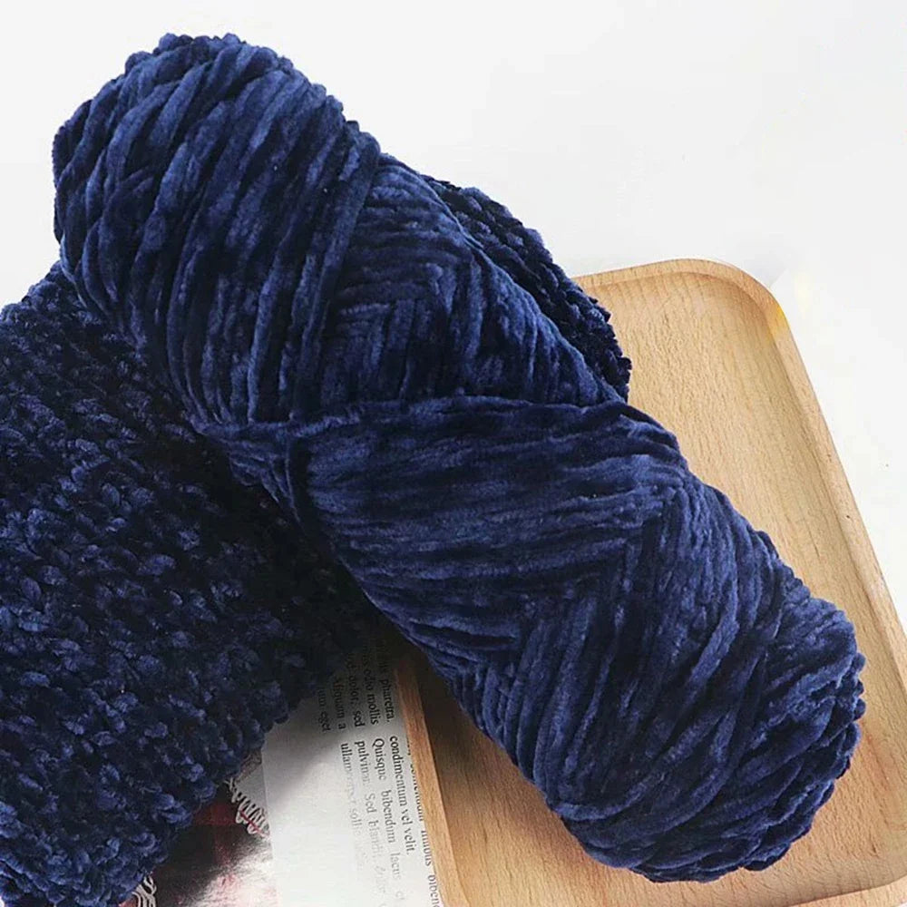 95g Chenille Soft Velvet Yarn Blended Knitting Wool Crochet