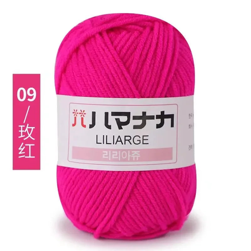 Milk Sweet Soft Cotton Baby Knitting Wool Yarn