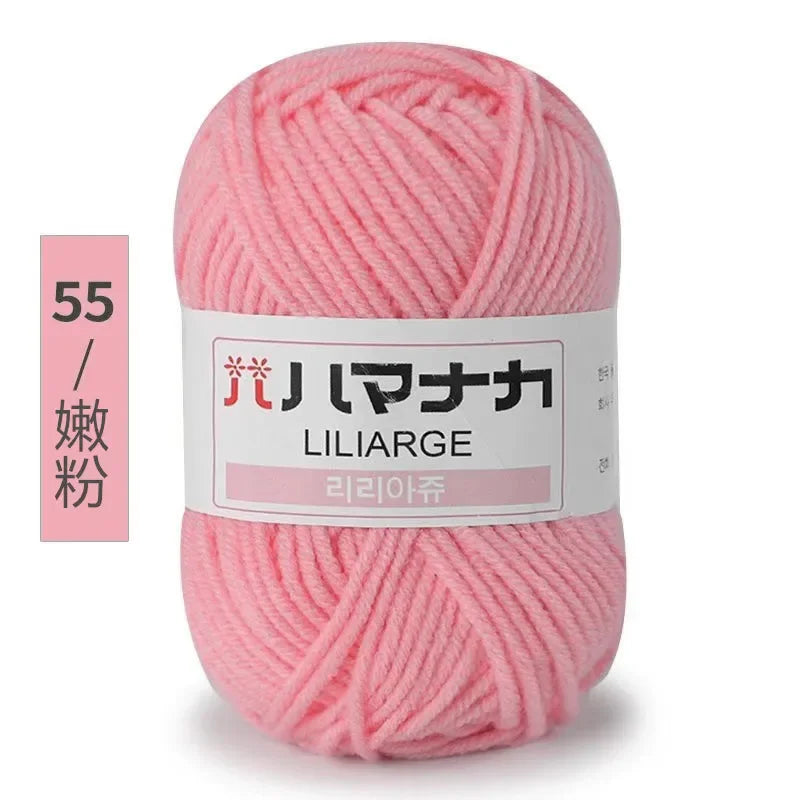 Milk Sweet Soft Cotton Baby Knitting Wool Yarn