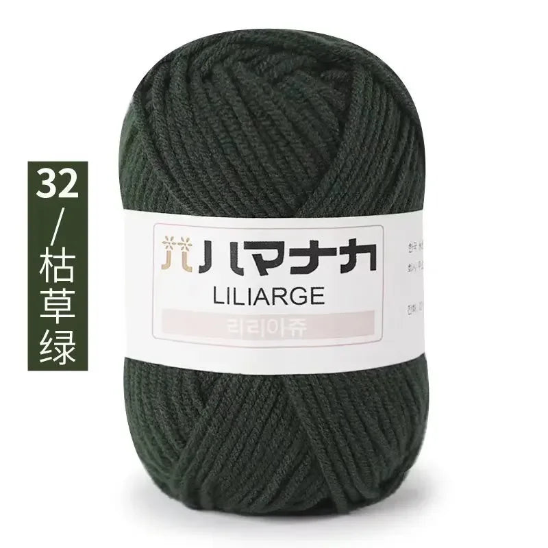 Milk Sweet Soft Cotton Baby Knitting Wool Yarn