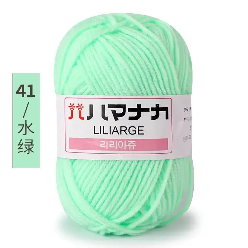 Milk Sweet Soft Cotton Baby Knitting Wool Yarn