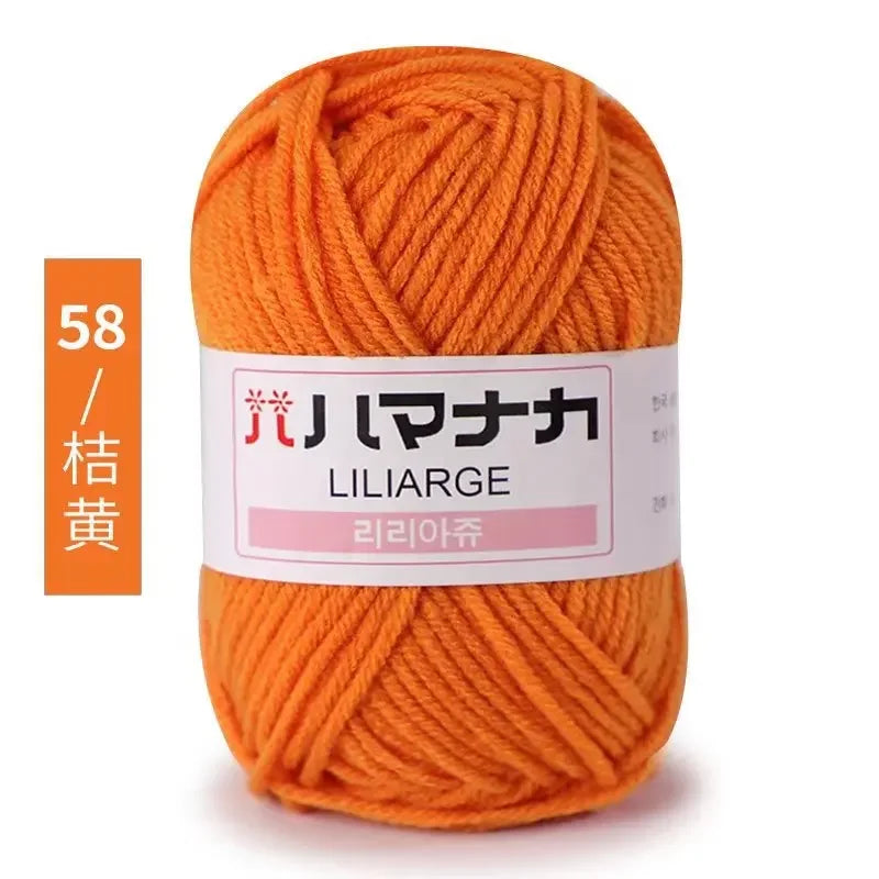 Milk Sweet Soft Cotton Baby Knitting Wool Yarn