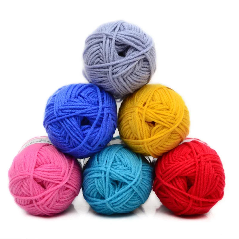 Milk Sweet Soft Cotton Baby Knitting Wool Yarn