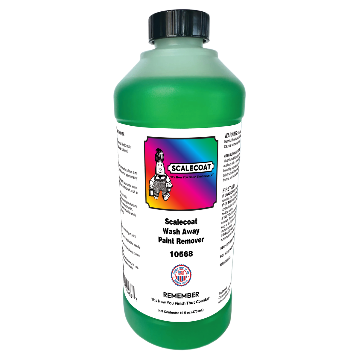Scalecoat Wash Away Paint Remover 16oz Bottle
