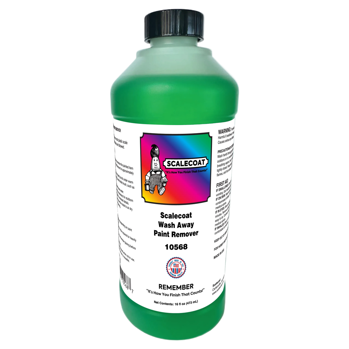 Scalecoat Wash Away Paint Remover 16oz Bottle