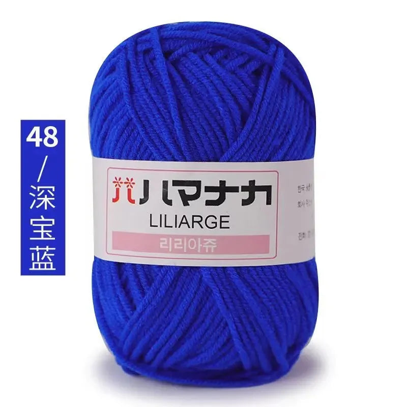 Milk Sweet Soft Cotton Baby Knitting Wool Yarn