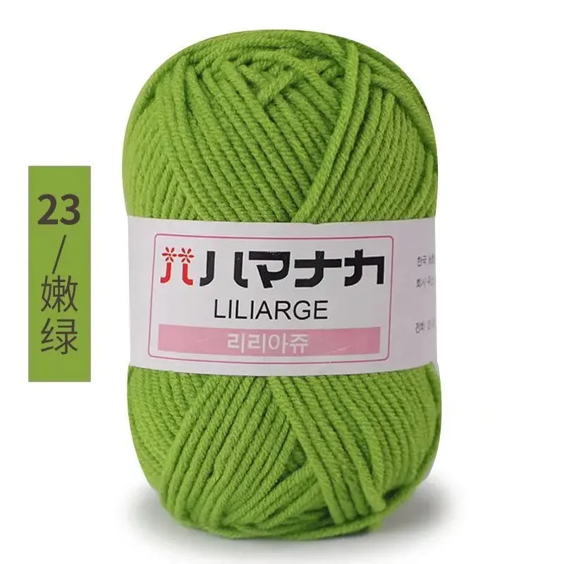 Milk Sweet Soft Cotton Baby Knitting Wool Yarn