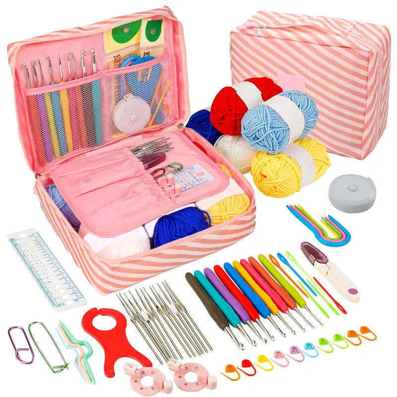 Crochet Kit Beginners Crochet Hook Set with Crochet Yarn
