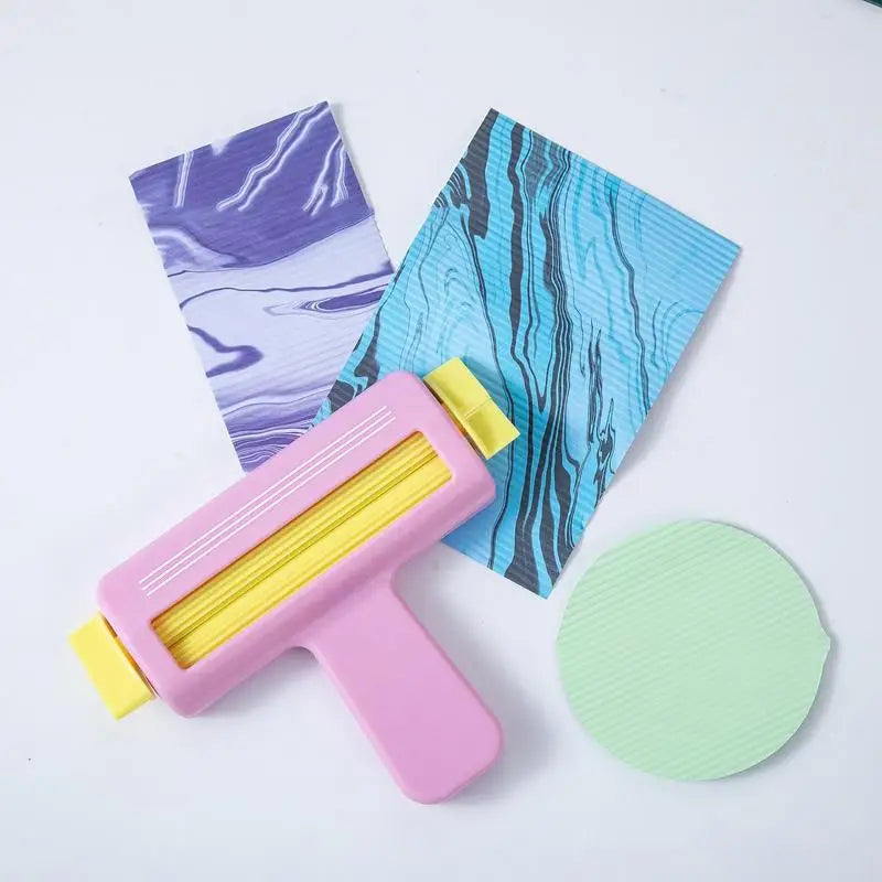Texture Roller Paper Crimper for Crafts – Corrugator Tool for DIY Scrapbooking, Card Making, Handmade Paper Arts, and Quilling